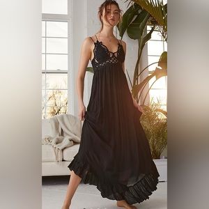 Free People Adella Maxi Slip Dress